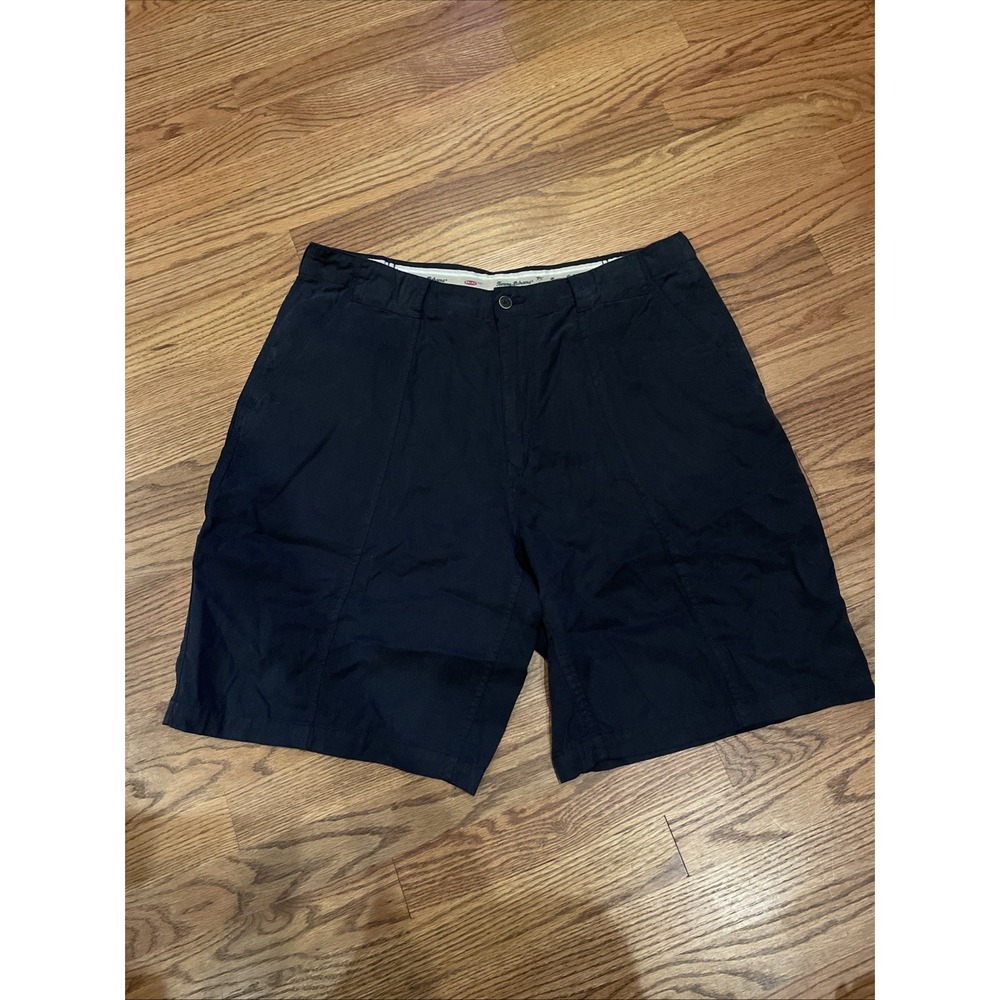 Tommy Bahama Relax Men's Chino Shorts Lyocell Blend Black Size 36 Stretchy